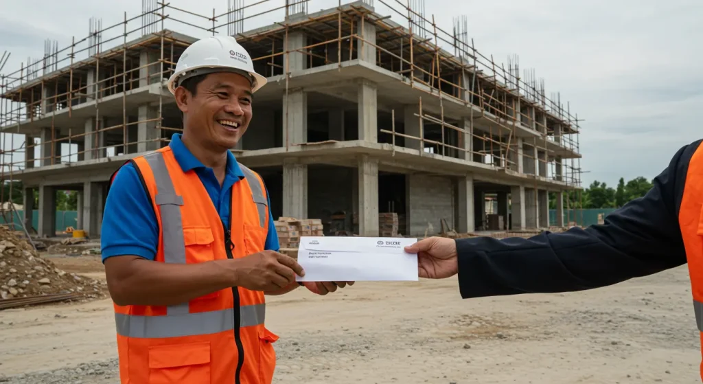pekerja menerima kelulusan kad cidb