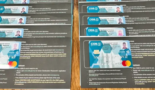 mohon kad hijau CIDB